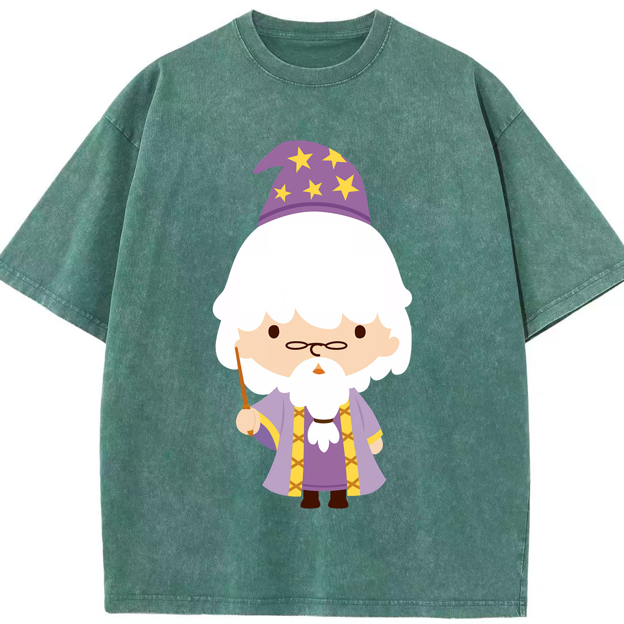 （画像用） Harry Potter ハリー・ポッターシリーズ 綿100% ヴィンテージ風 半袖Tシャツ（フロントプリント）
